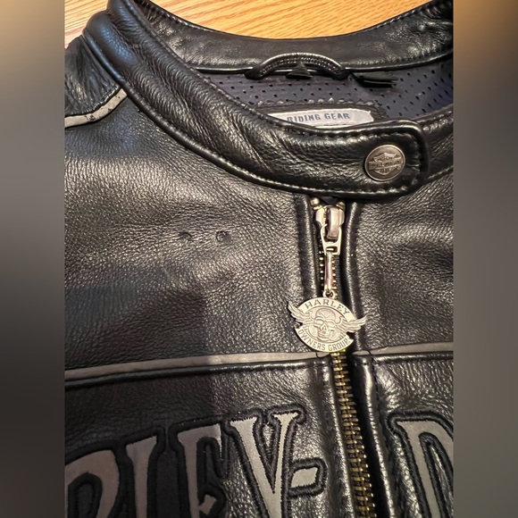 RARE‼️RARE‼️RARE‼️ Harley-Davidson® Willie G Leather Riding Jacket+Hoodie - Picture 15 of 15